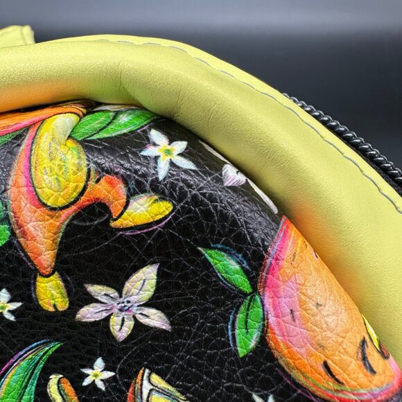 Rosie Sling Purse Anthropomorphic Orange Black Yellow Adjustable Strap Kitschy - Picture 8 of 12